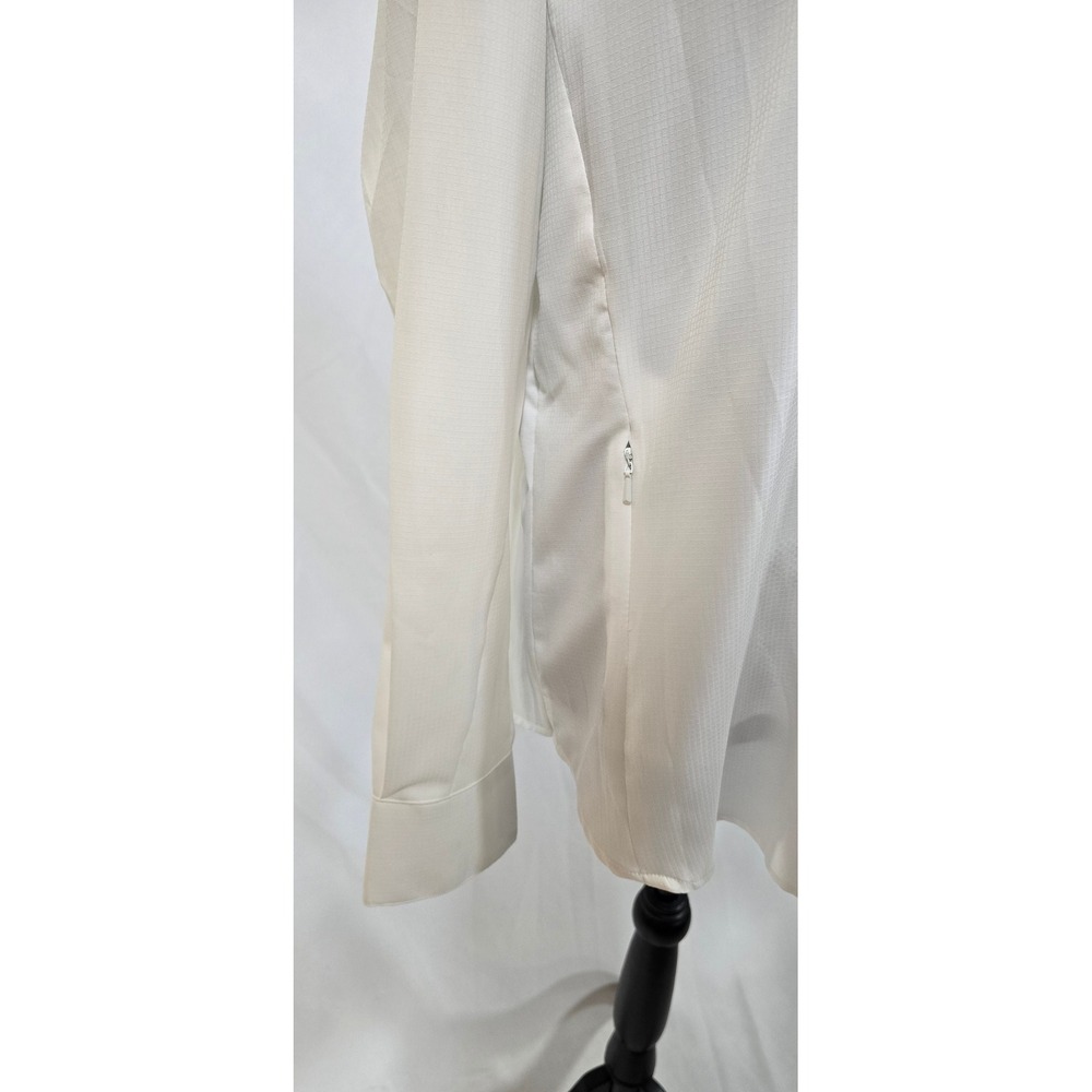 Columbia women XL PFG Tamiami II long sleeve shirt white gorpcore hiking outdoor - Picture 4 of 9